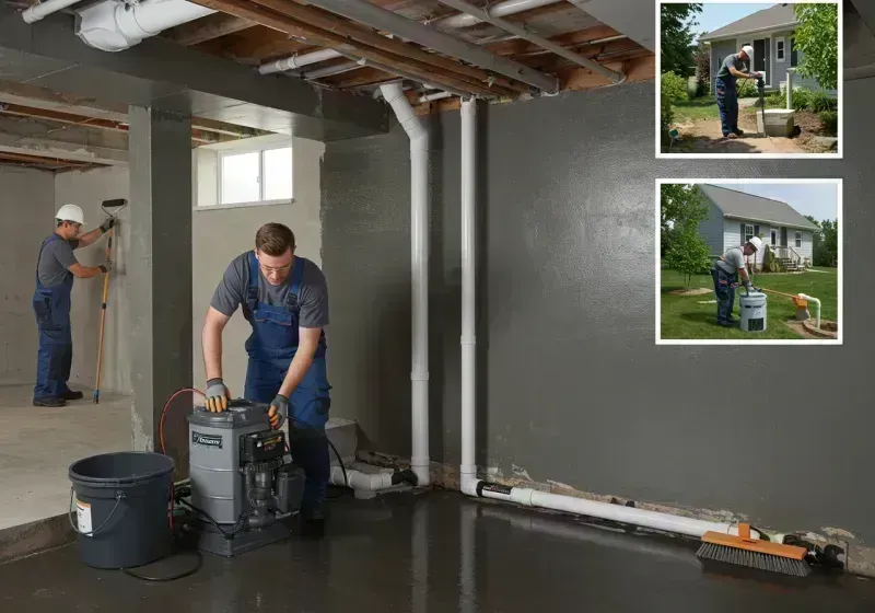 Basement Waterproofing and Flood Prevention process in Caseyville, IL